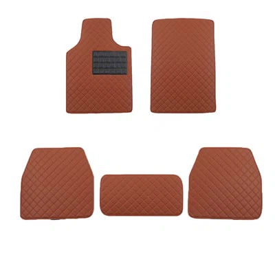 कार के लिए 3 डी लेदर फुट मैट